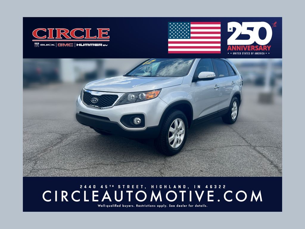 Bright Silver 2012 Kia Sorento SUV / Crossover Front-Wheel Drive 6-Speed Automatic
