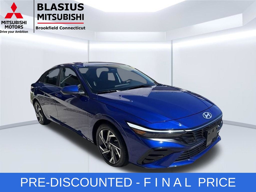 Intense Blue 2024 Hyundai Elantra Sedan Front-Wheel Drive Continuously Variable Transmission
