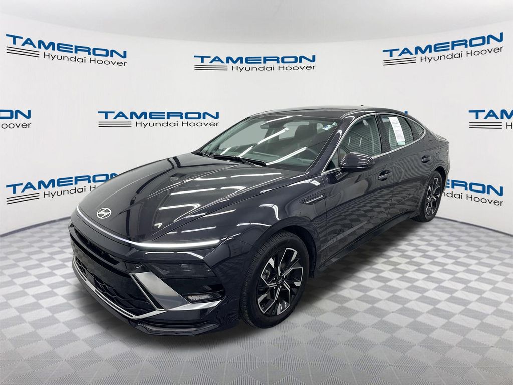 Carbon Blue 2024 Hyundai Sonata SEL FWD Sedan Front-Wheel Drive 8-Speed Automatic