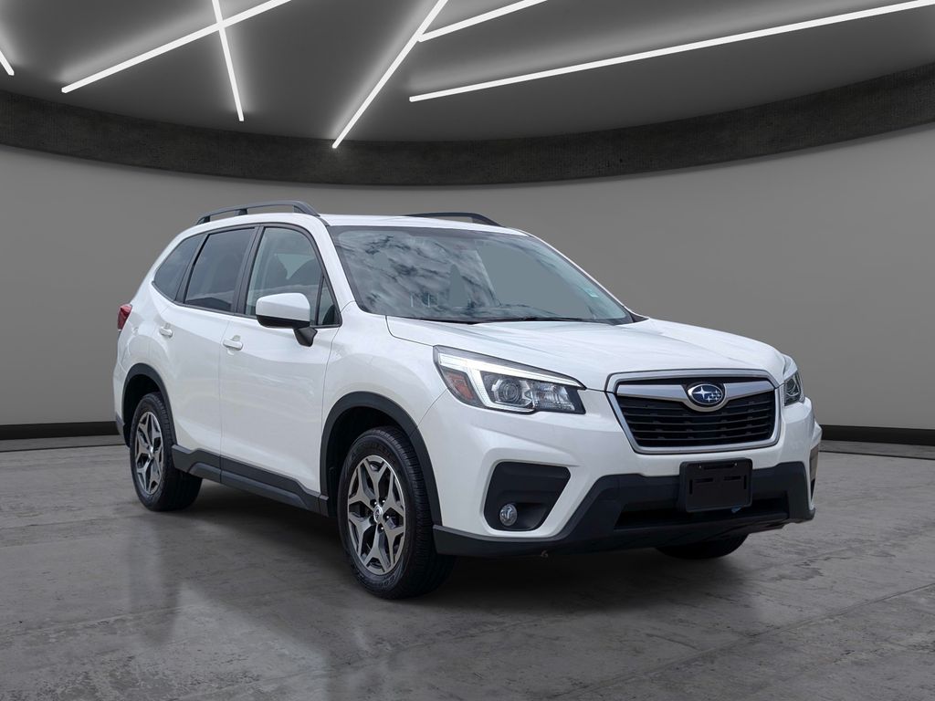 Crystal White Pearl 2020 Subaru Forester SUV / Crossover All-Wheel Drive Continuously Variable Transmission