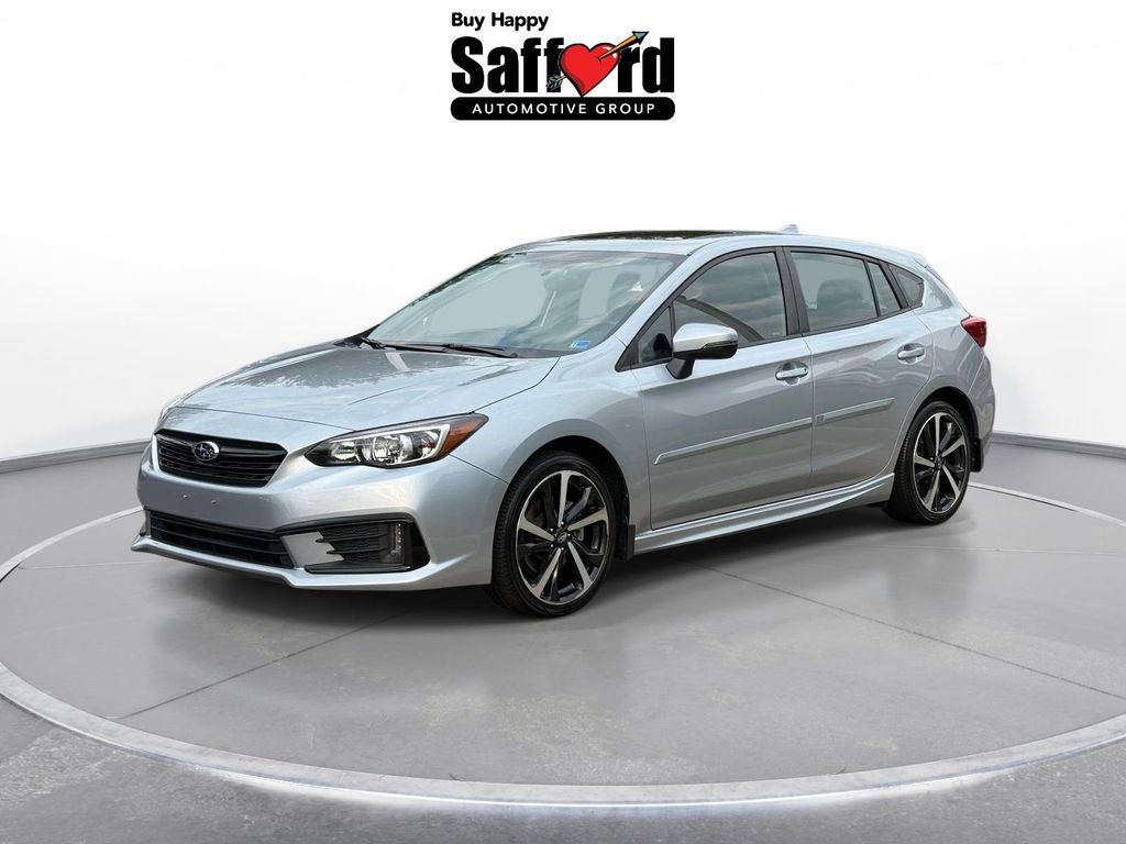 Ice Silver Metallic 2023 Subaru Impreza Wagon All-Wheel Drive Continuously Variable Transmission