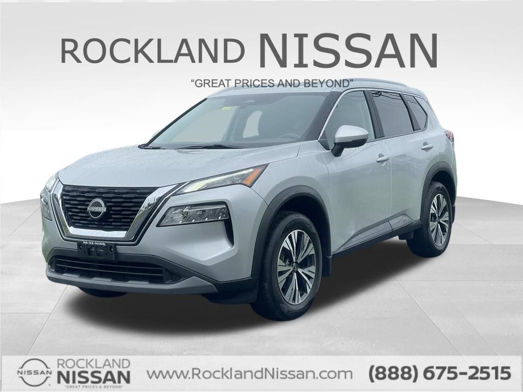 Brilliant Silver Metallic 2023 Nissan Rogue SV AWD SUV / Crossover All-Wheel Drive Continuously Variable Transmission