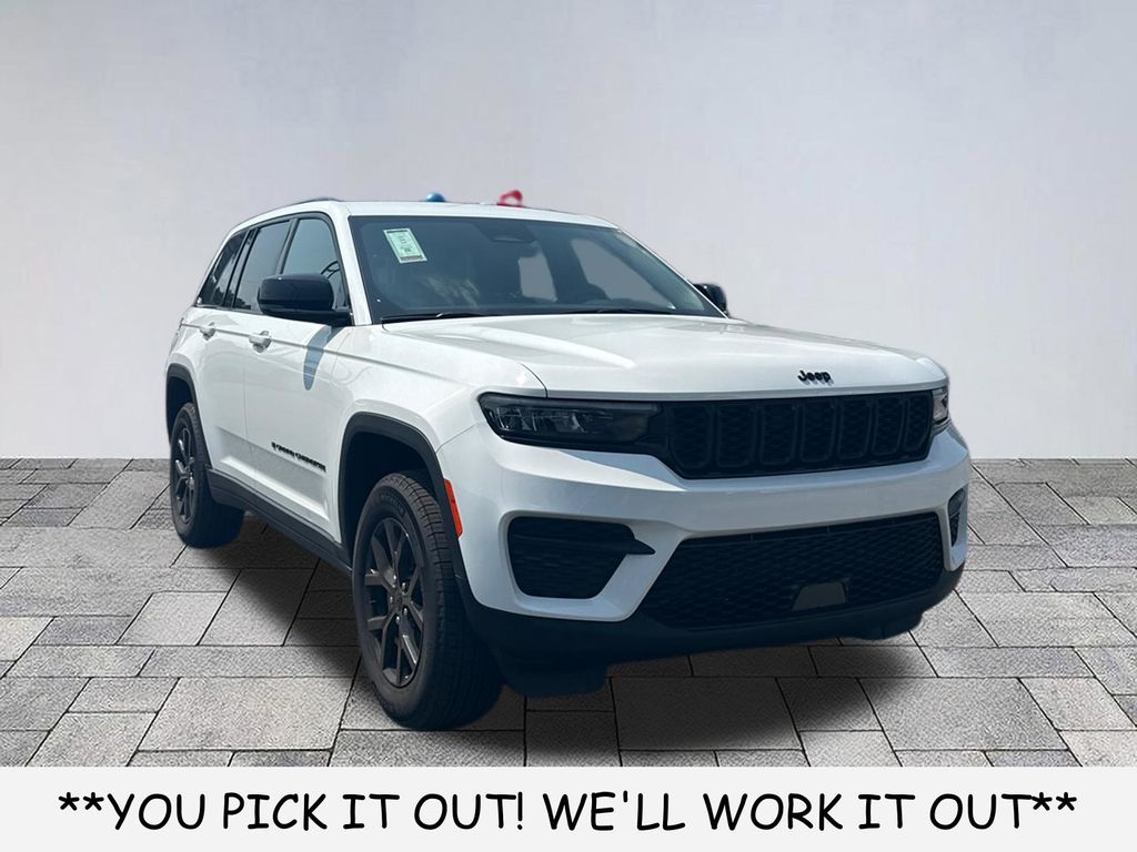 Bright White Clearcoat 2025 Jeep Grand Cherokee SUV / Crossover Four-Wheel Drive 8-Speed Automatic