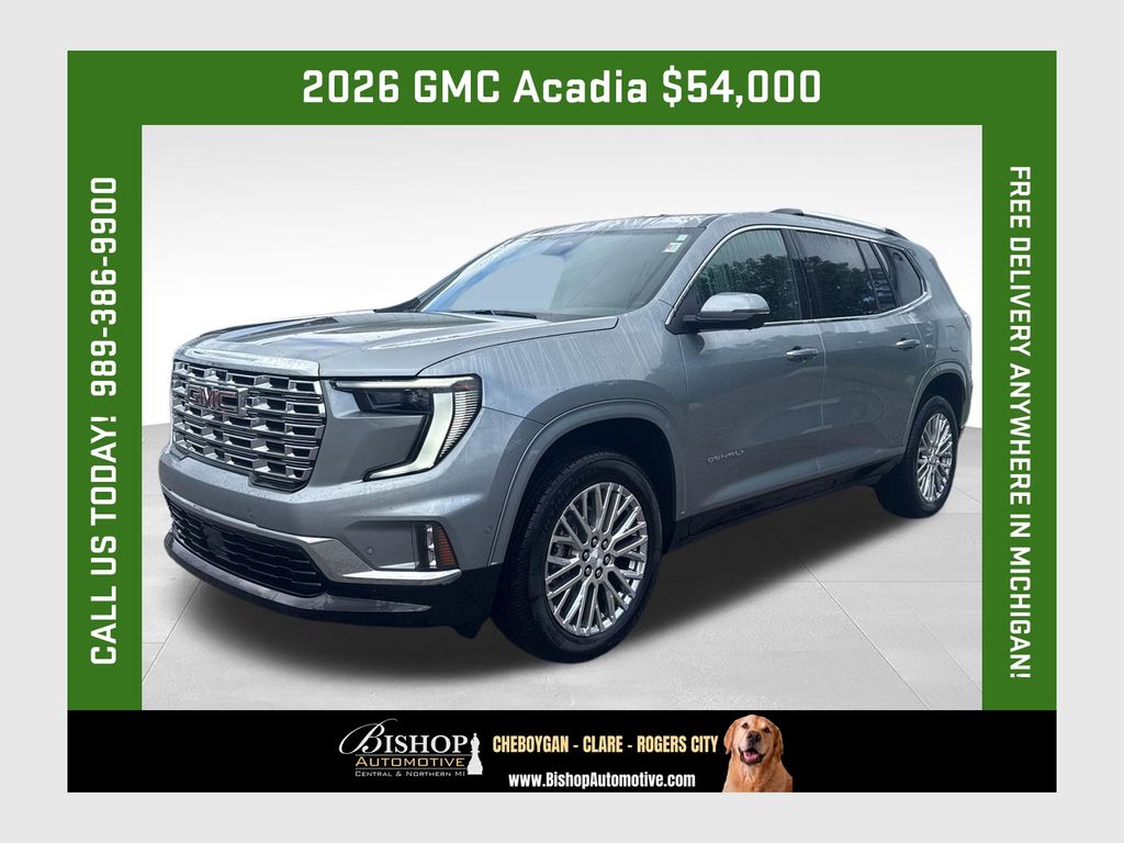 Sterling Metallic 2026 GMC Acadia SUV / Crossover Four-Wheel Drive 8-Speed Automatic