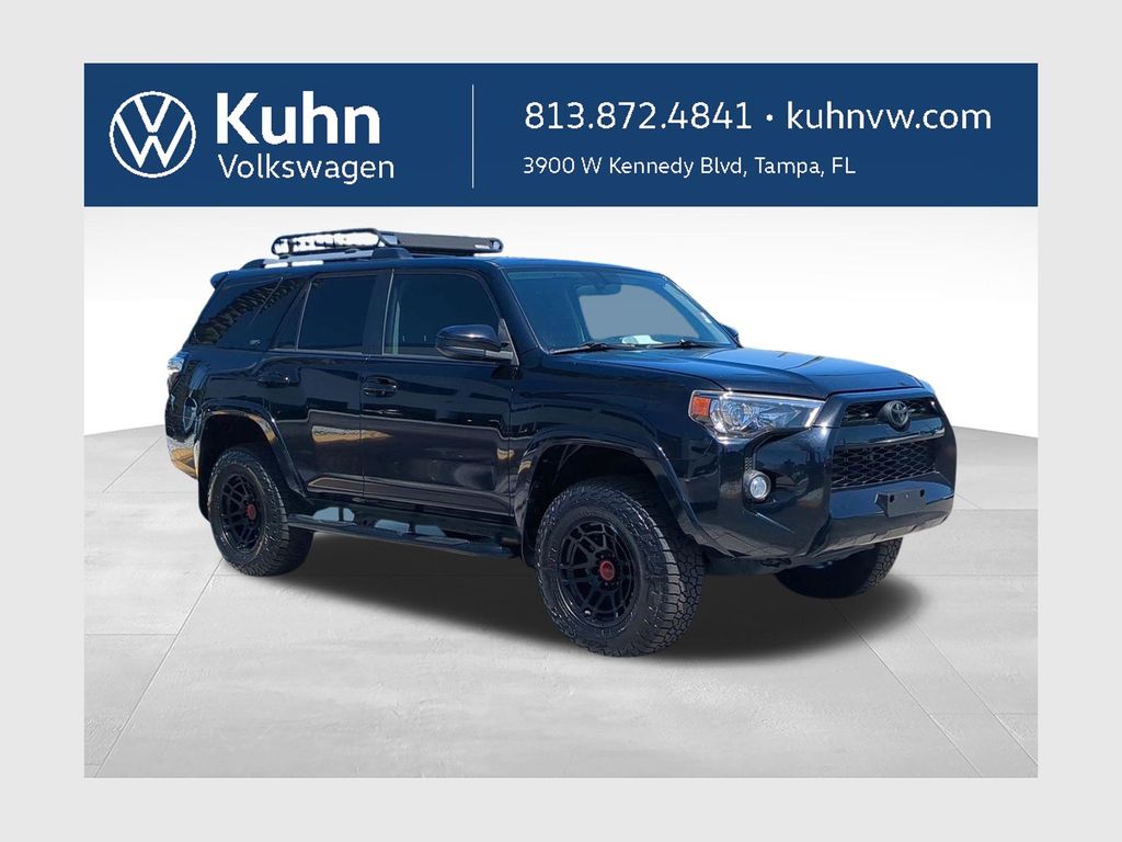 Midnight Black Metallic 2019 Toyota 4Runner SUV / Crossover Four-Wheel Drive 5-Speed Automatic Overdrive