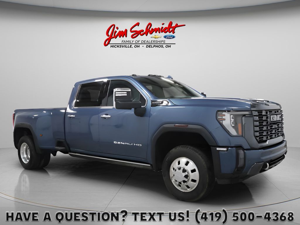 Downpour Metallic 2024 GMC Sierra 3500HD Pickup Truck Four-Wheel Drive Automatic