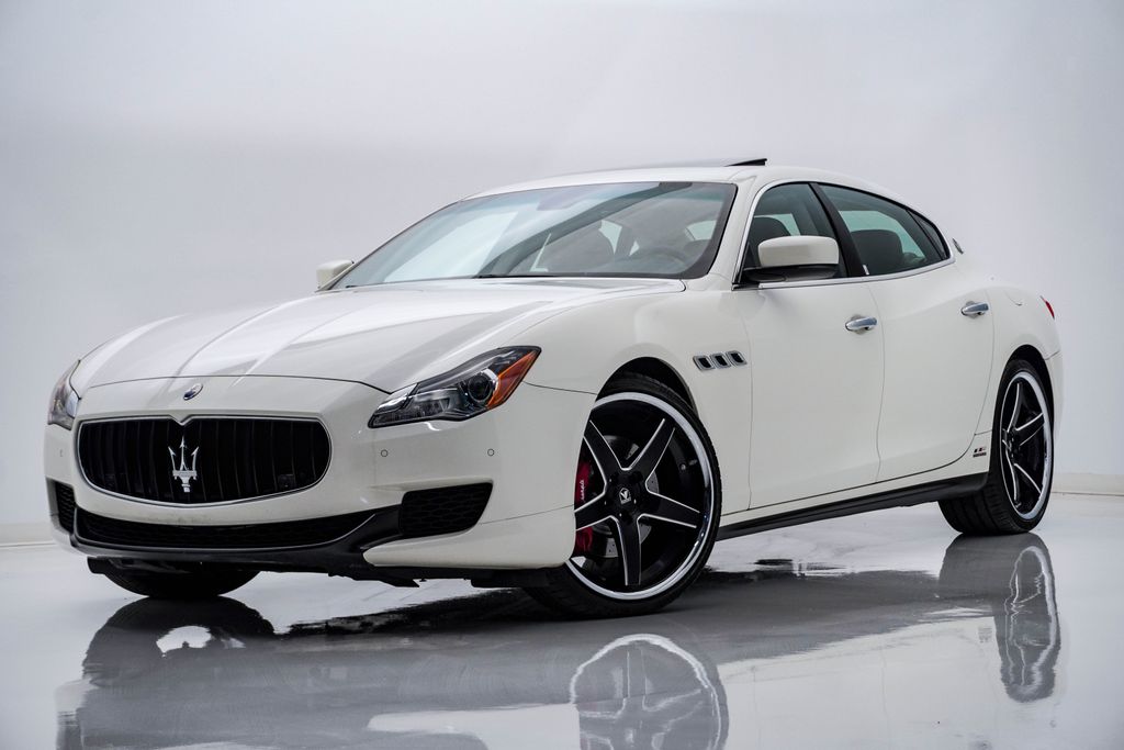 Bianco 2015 Maserati Quattroporte S Q4 AWD Sedan All-Wheel Drive 8-Speed Automatic