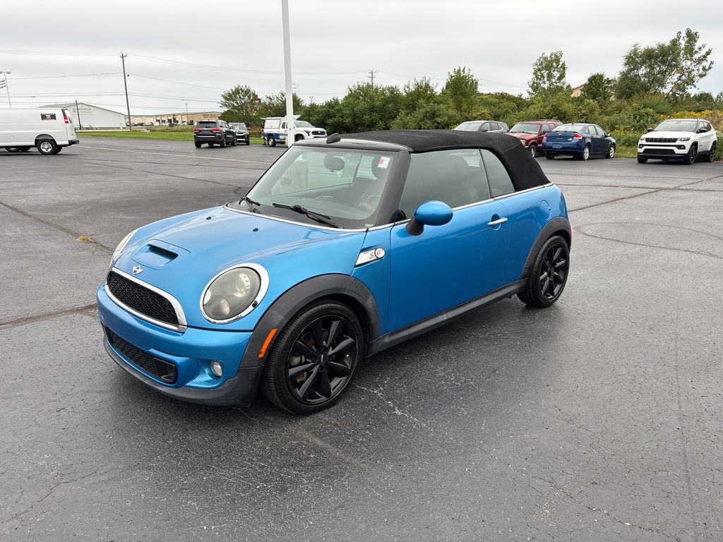 Laser Blue Metallic 2011 MINI Cooper Convertible Front-Wheel Drive 6-Speed Automatic
