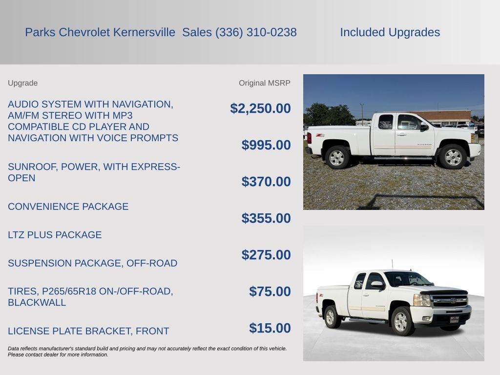 Used 2010 White Chevrolet LTZ image 4