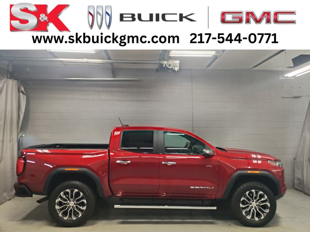 Volcanic Red 2025 GMC Canyon Pickup Truck Four-Wheel Drive 8-Speed Automatic