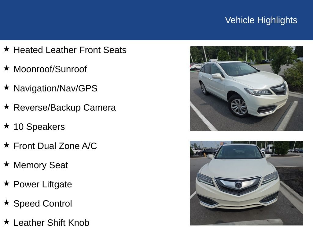 2018 Acura RDX Technology Package