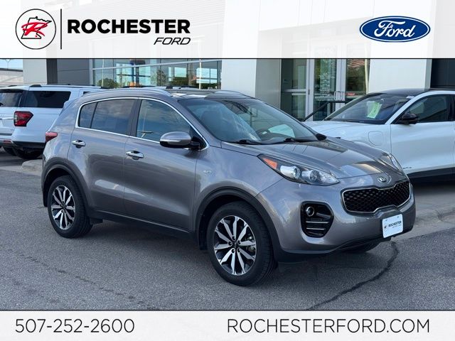 Mineral Silver 2017 Kia Sportage EX AWD SUV / Crossover All-Wheel Drive 6-Speed Automatic
