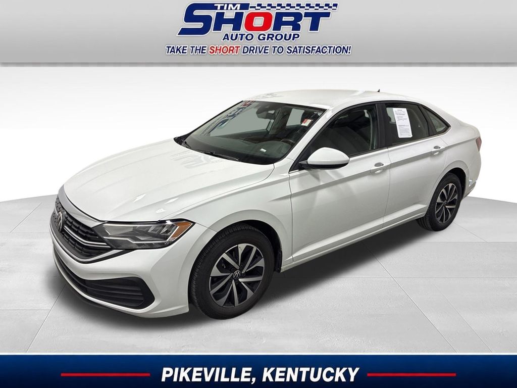 White 2024 Volkswagen Jetta Sedan Front-Wheel Drive 8-Speed Automatic