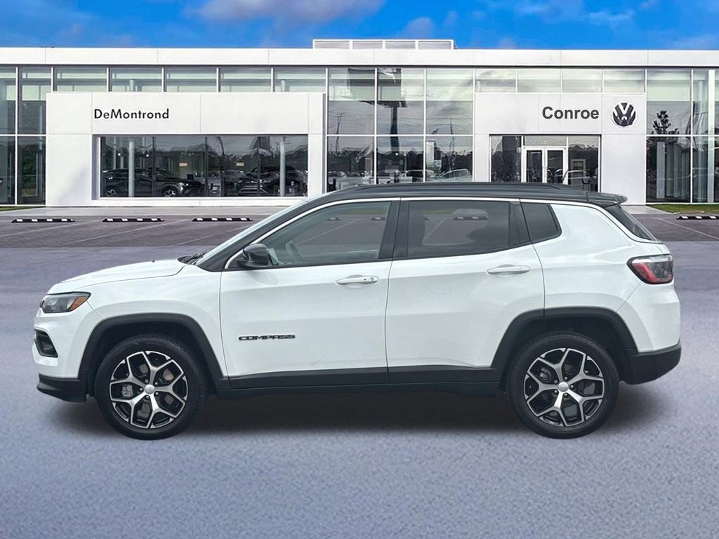 2024 Jeep Compass Limited White at Joe Myers Mazda Kia