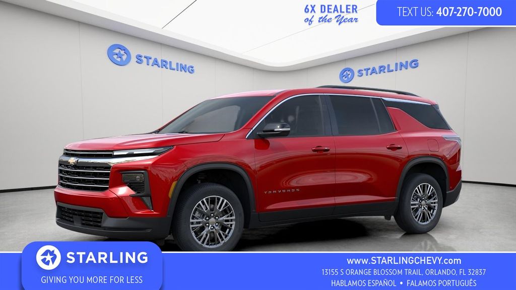 Radiant Red Tintcoat 2026 Chevrolet Traverse SUV / Crossover Front-Wheel Drive 8-Speed Automatic
