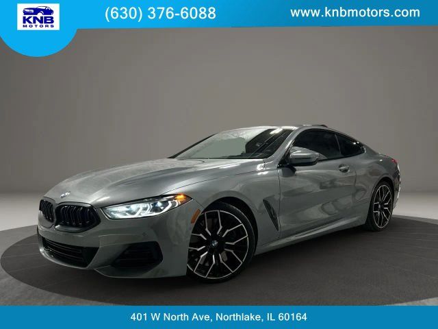 Skyscraper Gray Metallic 2023 BMW 8 Series Coupe Rear-Wheel Drive 8-Speed Automatic