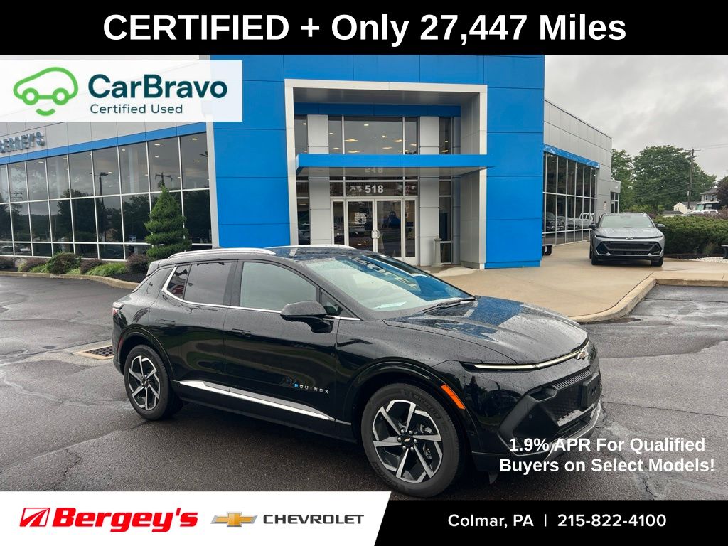 Black 2024 Chevrolet Equinox EV SUV / Crossover Front-Wheel Drive 1-Speed Automatic