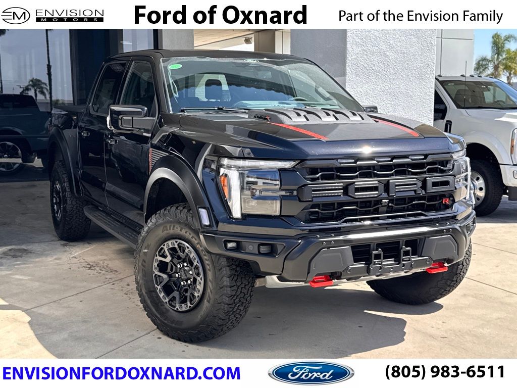 Black Metallic 2026 Ford F-150 Raptor SuperCrew 4WD Pickup Truck Four-Wheel Drive Automatic
