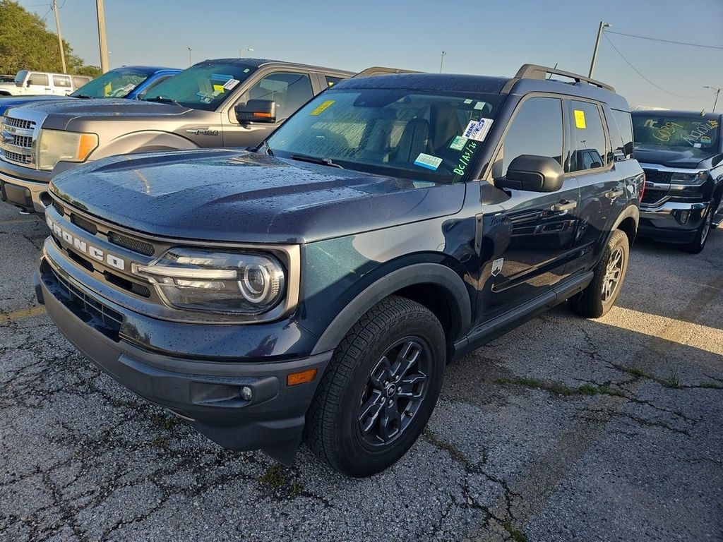 Blue Metallic 2021 Ford Bronco Sport SUV / Crossover All-Wheel Drive 8-Speed Automatic