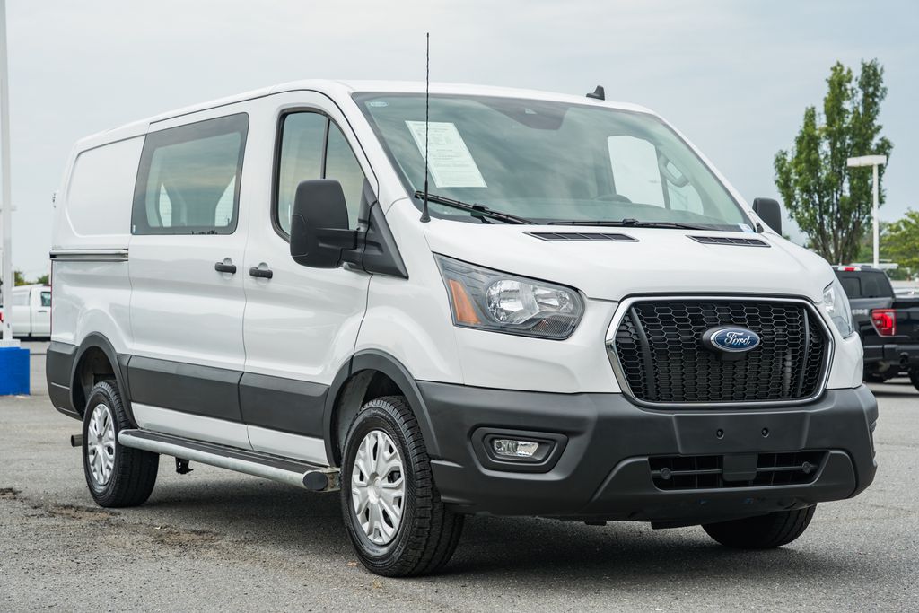 Oxford White 2025 Ford Transit Cargo Van Rear-Wheel Drive 