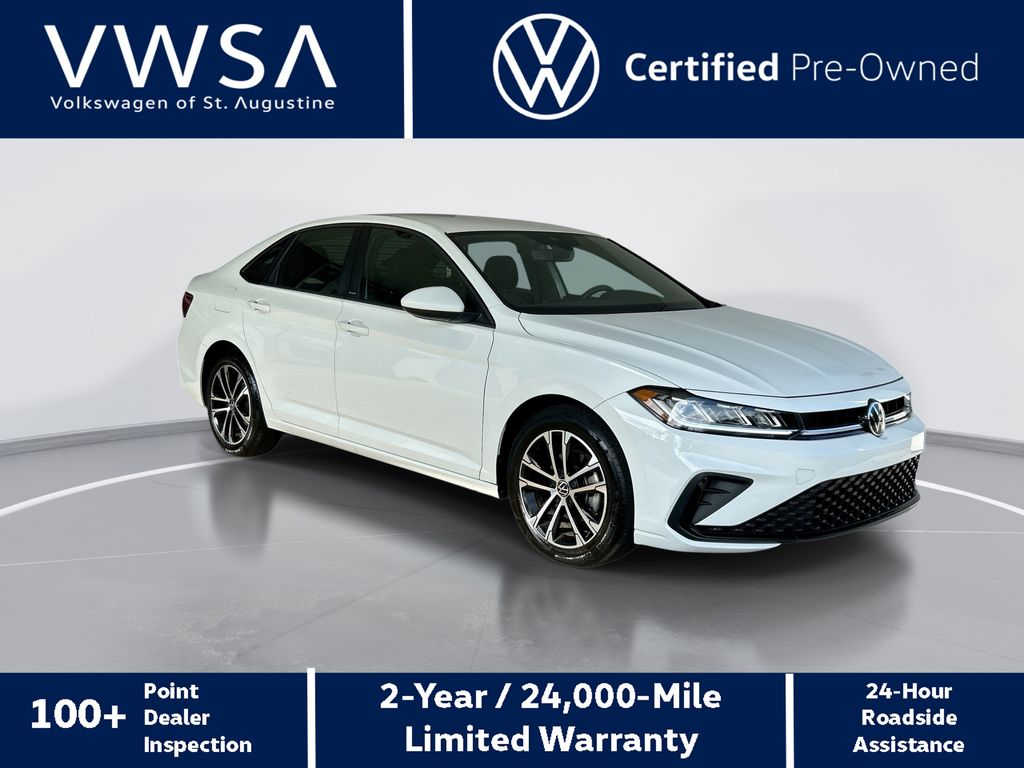 Pure White 2026 Volkswagen Jetta Sedan Front-Wheel Drive 8-Speed Automatic