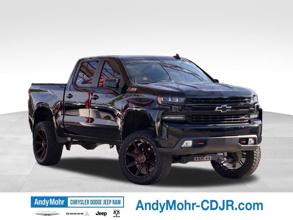 Black 2019 Chevrolet Silverado 1500 Pickup Truck Four-Wheel Drive 8-Speed Automatic