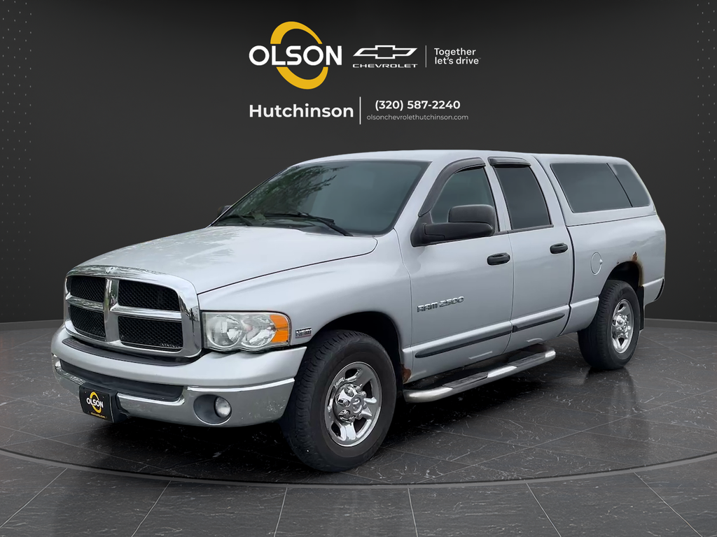 Bright Silver Metallic Clearcoat 2003 Dodge RAM 2500 ST Quad Cab RWD Pickup Truck Rear-Wheel Drive 5-Speed Automatic