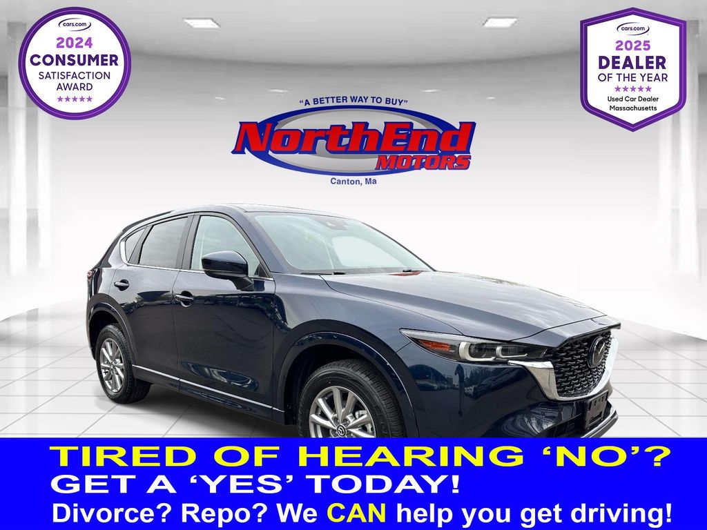Deep Crystal Blue Mica 2025 Mazda CX-5 2.5 S Preferred AWD SUV / Crossover All-Wheel Drive 6-Speed Automatic