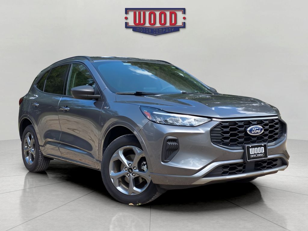 Gray Metallic 2024 Ford Escape SUV / Crossover All-Wheel Drive 8-Speed Automatic