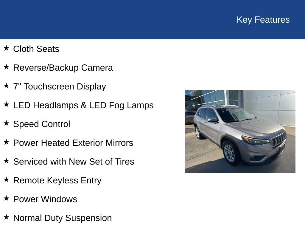2019 Jeep Cherokee Latitude FWD