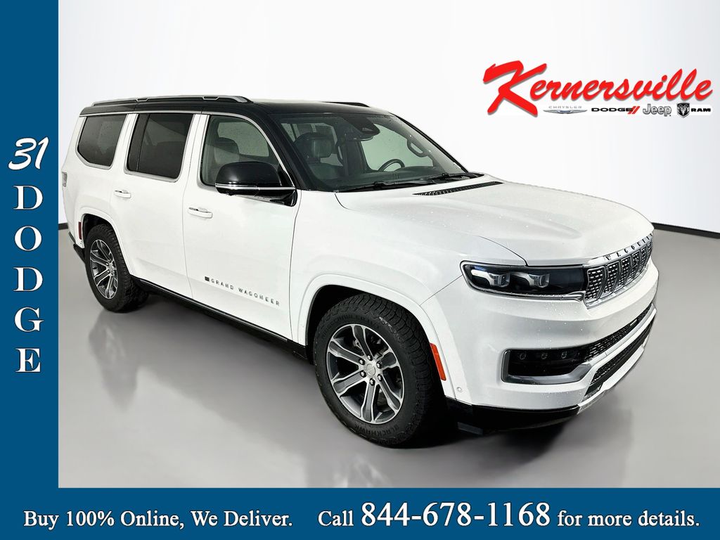 Bright White Clearcoat 2023 Jeep Grand Wagoneer SUV / Crossover Four-Wheel Drive 8-Speed Automatic