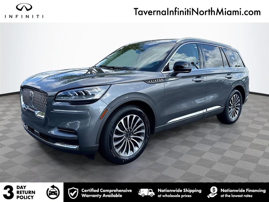 Gray Metallic 2023 Lincoln Aviator SUV / Crossover Rear-Wheel Drive Automatic