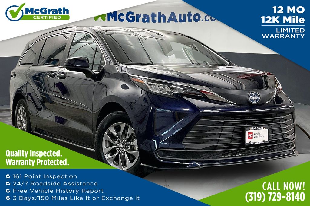 Blueprint 2023 Toyota Sienna LE 8-Passenger AWD Minivan All-Wheel Drive Continuously Variable Transmission