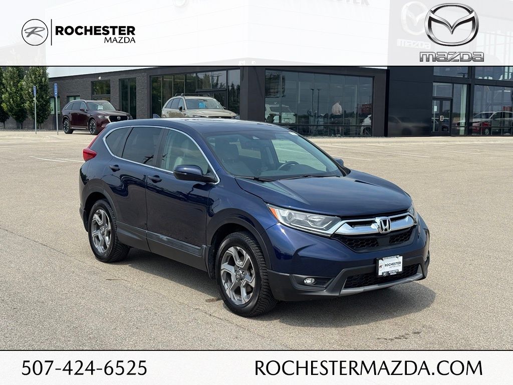 Black (Obsidian Blue Pearl) 2017 Honda CR-V SUV / Crossover All-Wheel Drive Continuously Variable Transmission