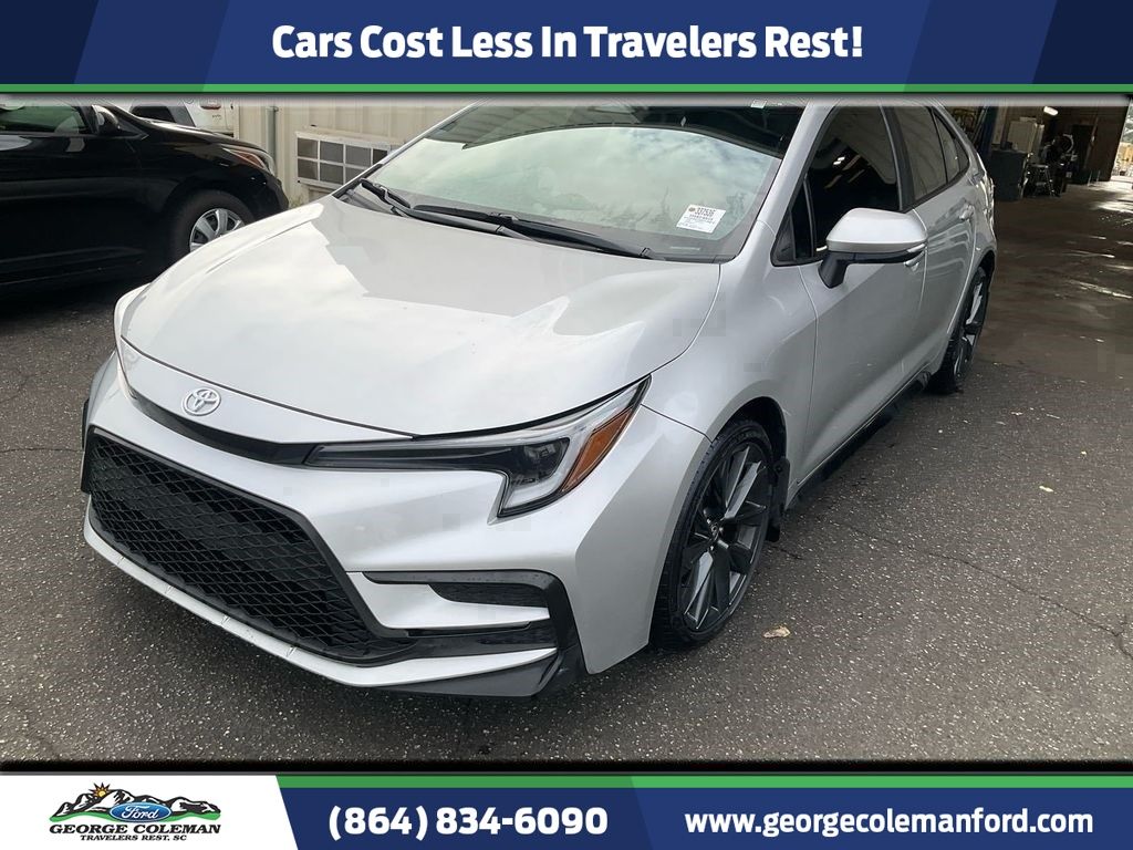 Classic Silver Metallic 2025 Toyota Corolla Sedan Front-Wheel Drive Continuously Variable Transmission