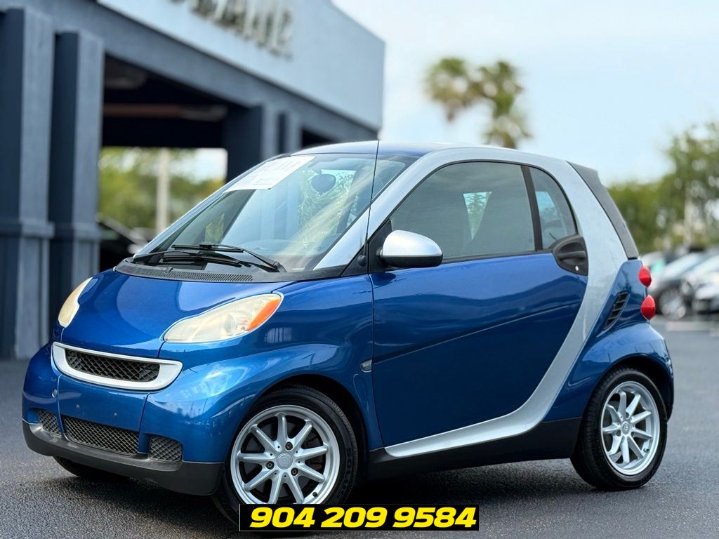 Blue Metallic 2008 smart fortwo passion Hatchback Rear-Wheel Drive