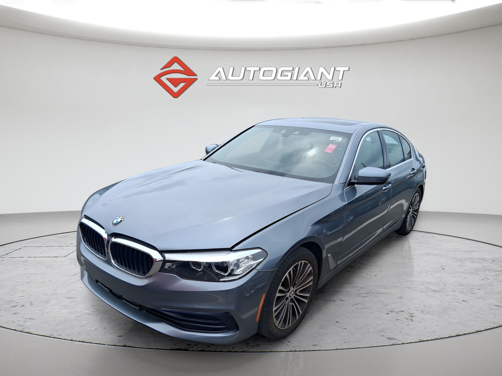 Bluestone Metallic 2019 BMW 5 Series Sedan All-Wheel Drive 8-Speed Automatic