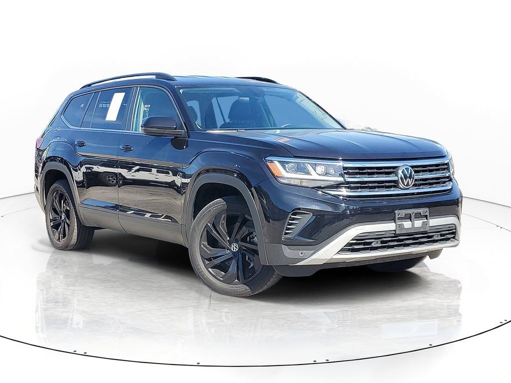 Black 2022 Volkswagen Atlas SUV / Crossover All-Wheel Drive 8-Speed Automatic