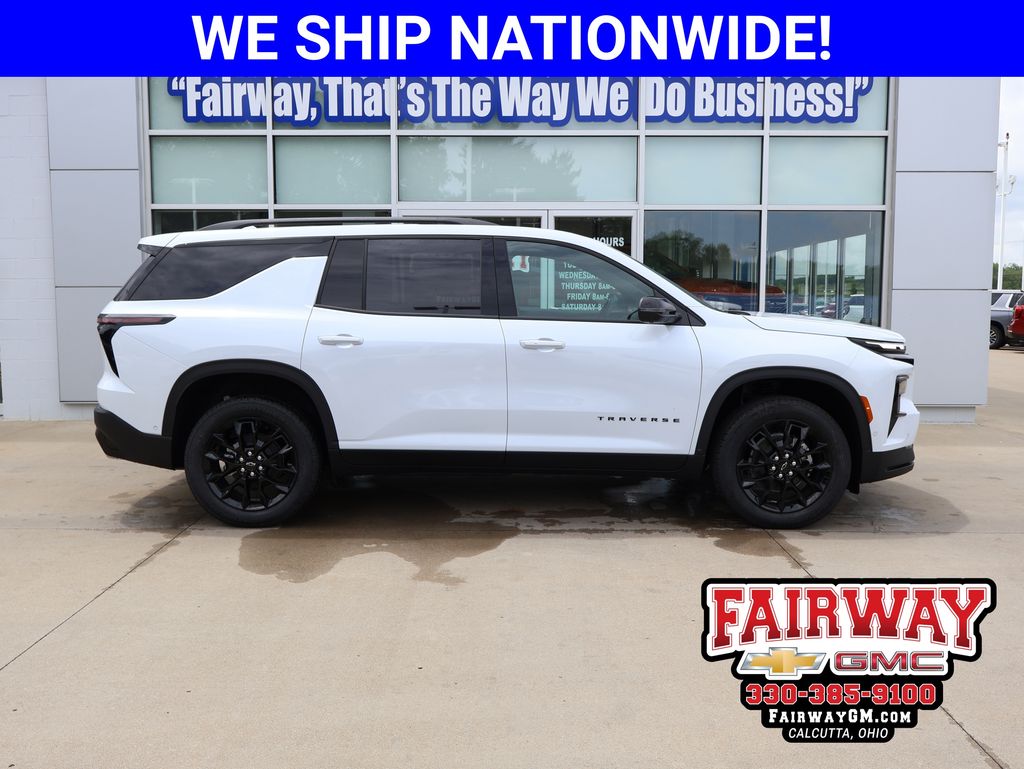 Polar White Tricoat 2026 Chevrolet Traverse SUV / Crossover Front-Wheel Drive 8-Speed Automatic