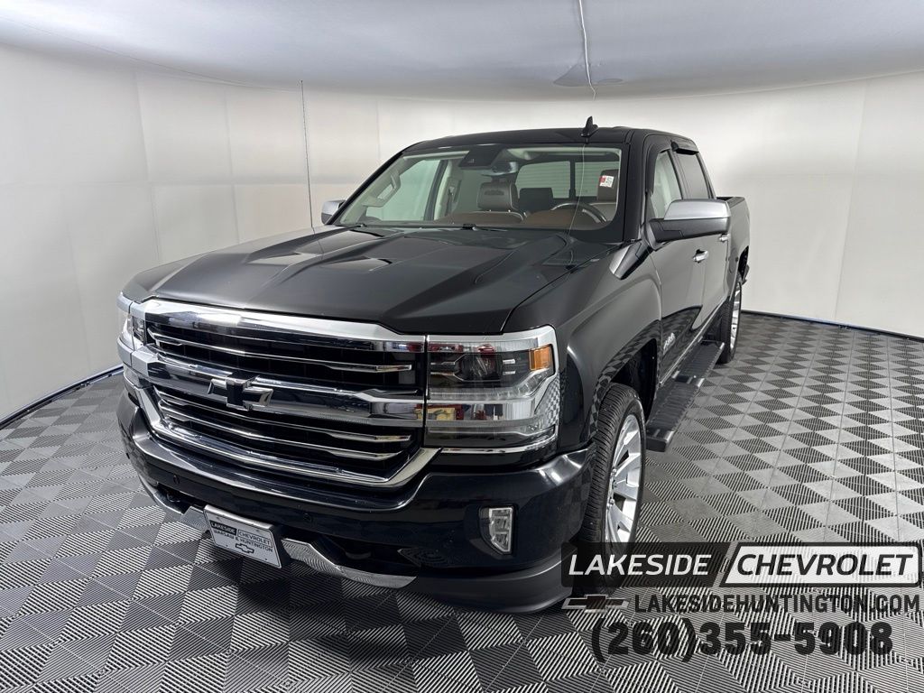 Black 2017 Chevrolet Silverado 1500 Pickup Truck Four-Wheel Drive 8-Speed Automatic Overdrive