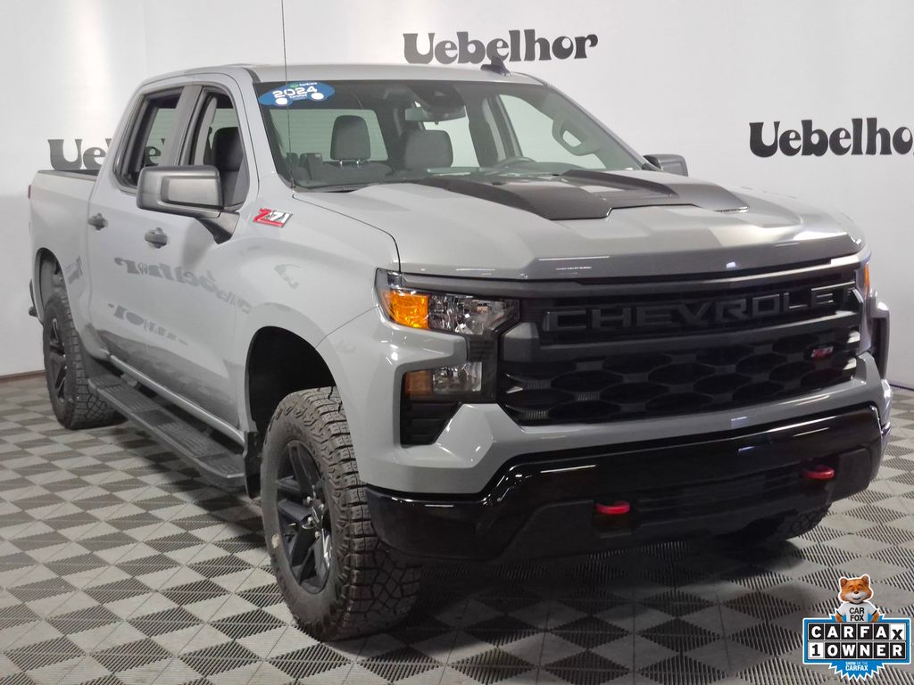 Slate Gray Metallic 2024 Chevrolet Silverado 1500 Pickup Truck Four-Wheel Drive Automatic