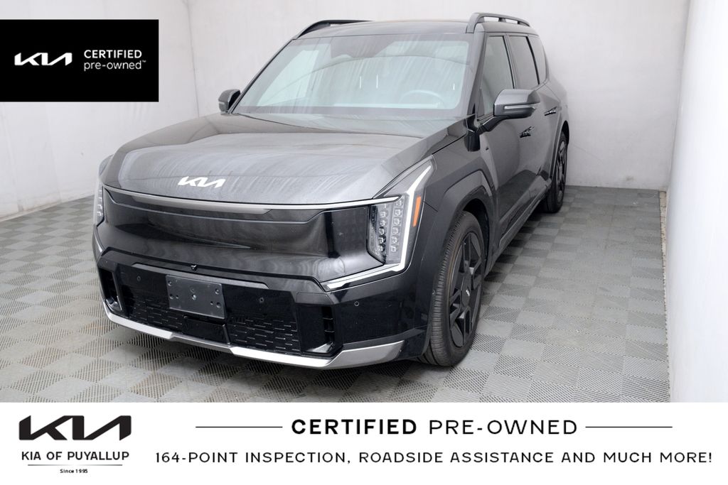 Aurora Black Pearl 2024 Kia EV9 GT-Line AWD SUV / Crossover All-Wheel Drive 1-Speed Automatic