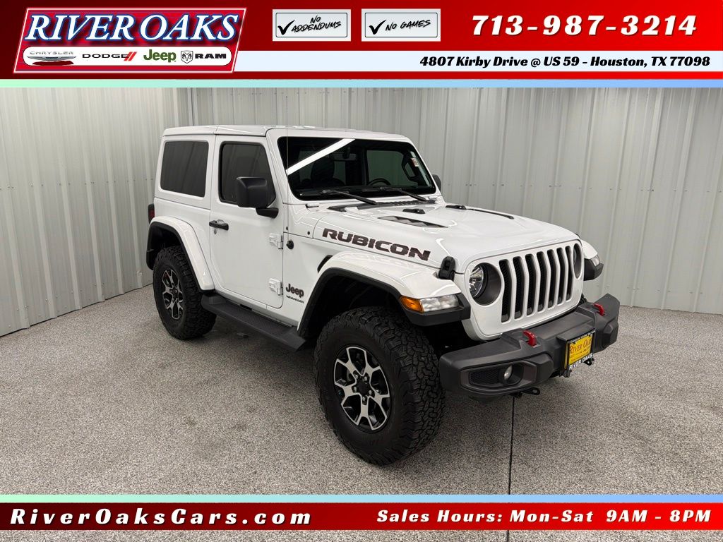 2021 Jeep Wrangler Rubicon White at Classic Elite Chevrolet Hwy 6