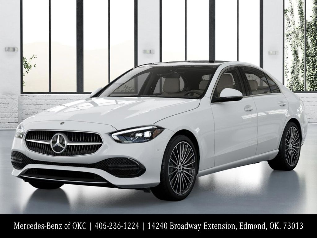 Polar White 2026 Mercedes-Benz C-Class C 300 RWD Sedan Rear-Wheel Drive 9-Speed Automatic