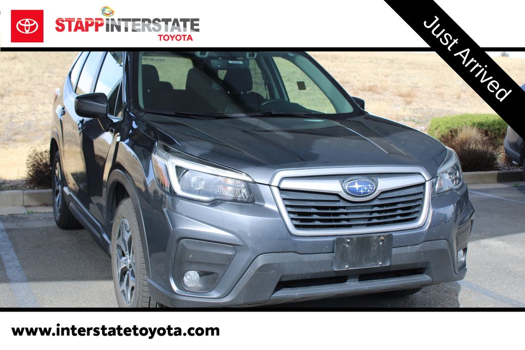 Magnetite Gray Metallic 2021 Subaru Forester Premium Crossover AWD SUV / Crossover All-Wheel Drive Continuously Variable Transmission