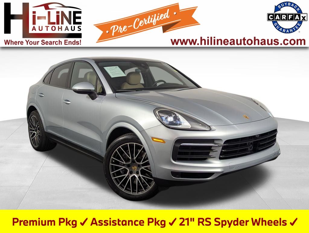 Dolomite Silver Metallic 2022 Porsche Cayenne Coupe Coupe All-Wheel Drive 8-Speed Automatic