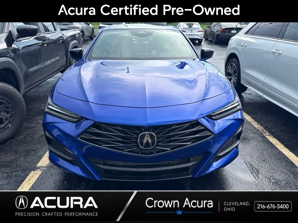Apex Blue Pearl 2024 Acura TLX Sedan All-Wheel Drive Automatic