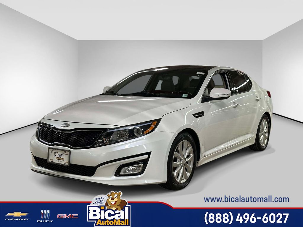 Snow White Pearl 2014 Kia Optima Sedan Front-Wheel Drive 6-Speed Automatic