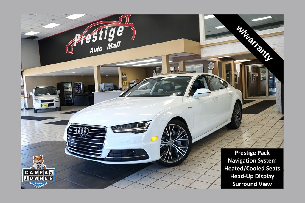 Ibis White 2018 Audi A7 Sedan All-Wheel Drive 8-Speed Automatic