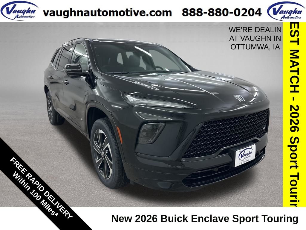 Black (Ebony Twilight Metallic) 2026 Buick Enclave SUV / Crossover Four-Wheel Drive 8-Speed Automatic
